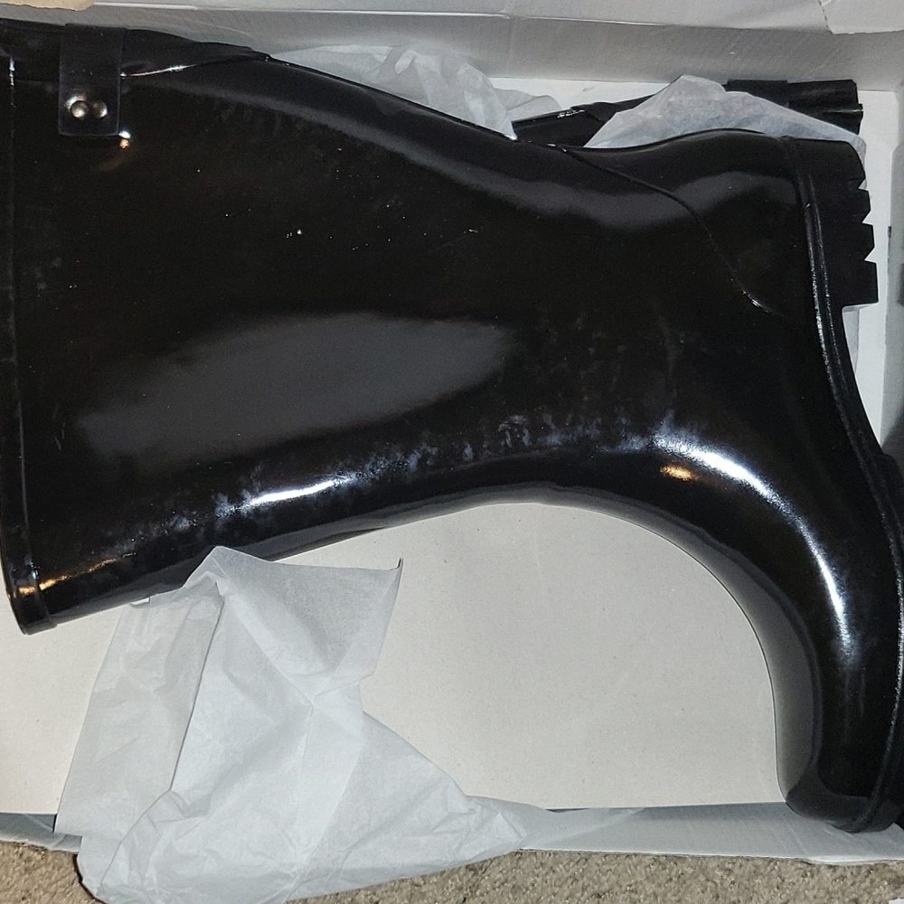 Torrid Size 13WW Black rain boots